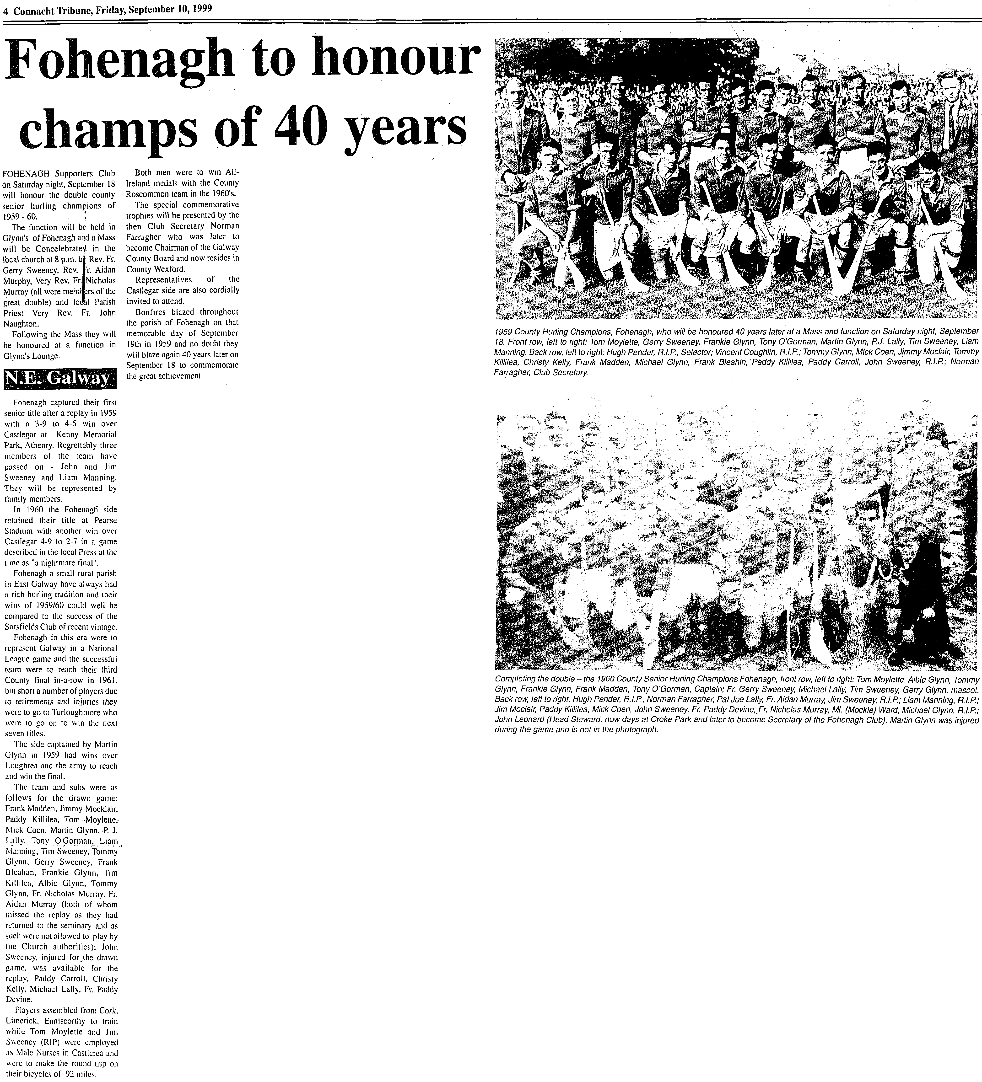 Connacht Tribune, 10 Sep 1999